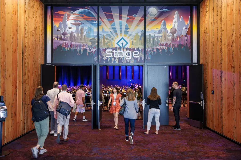 MozCon environmental graphics