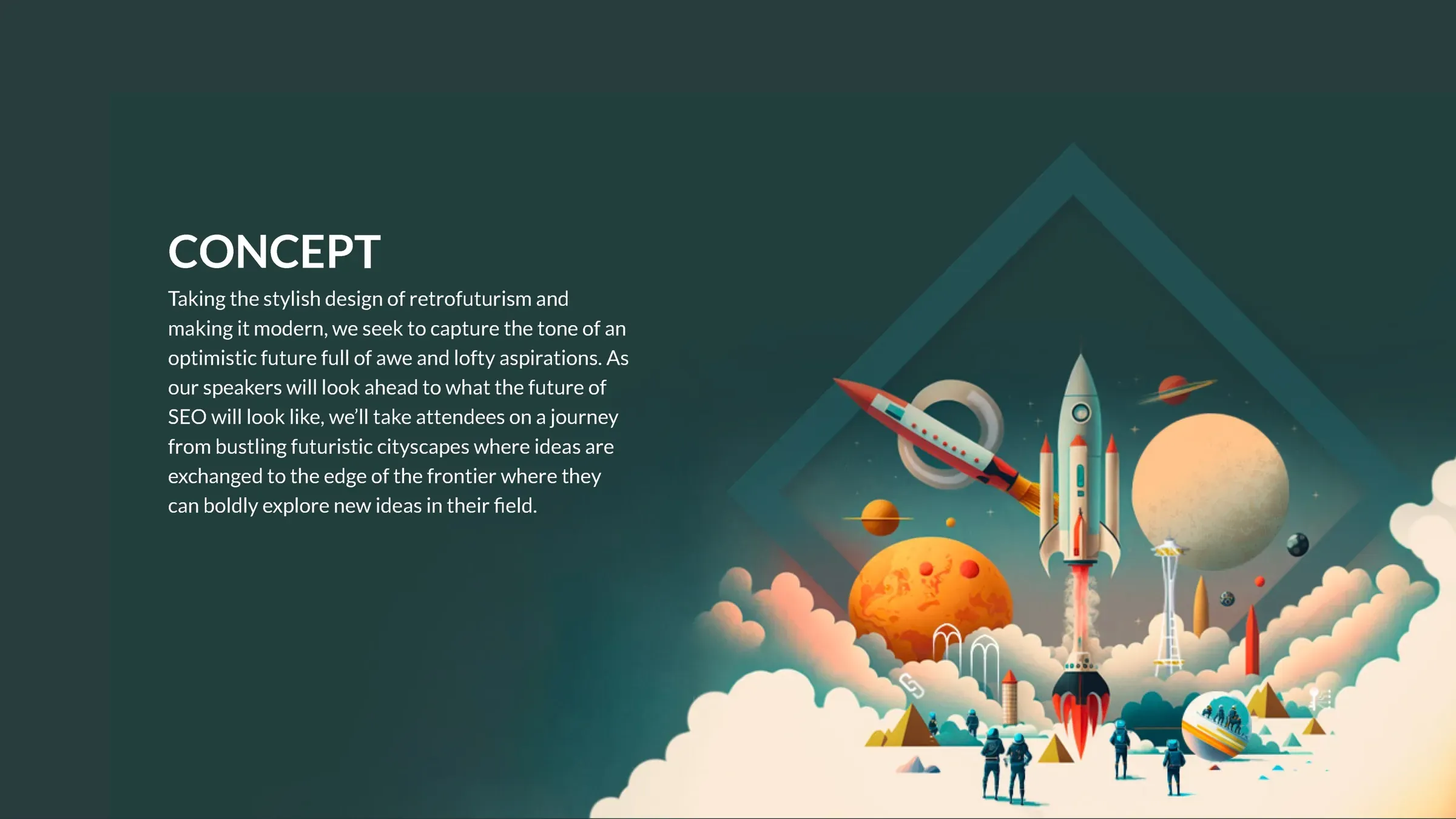 MozCon 2023 visual theme and key art