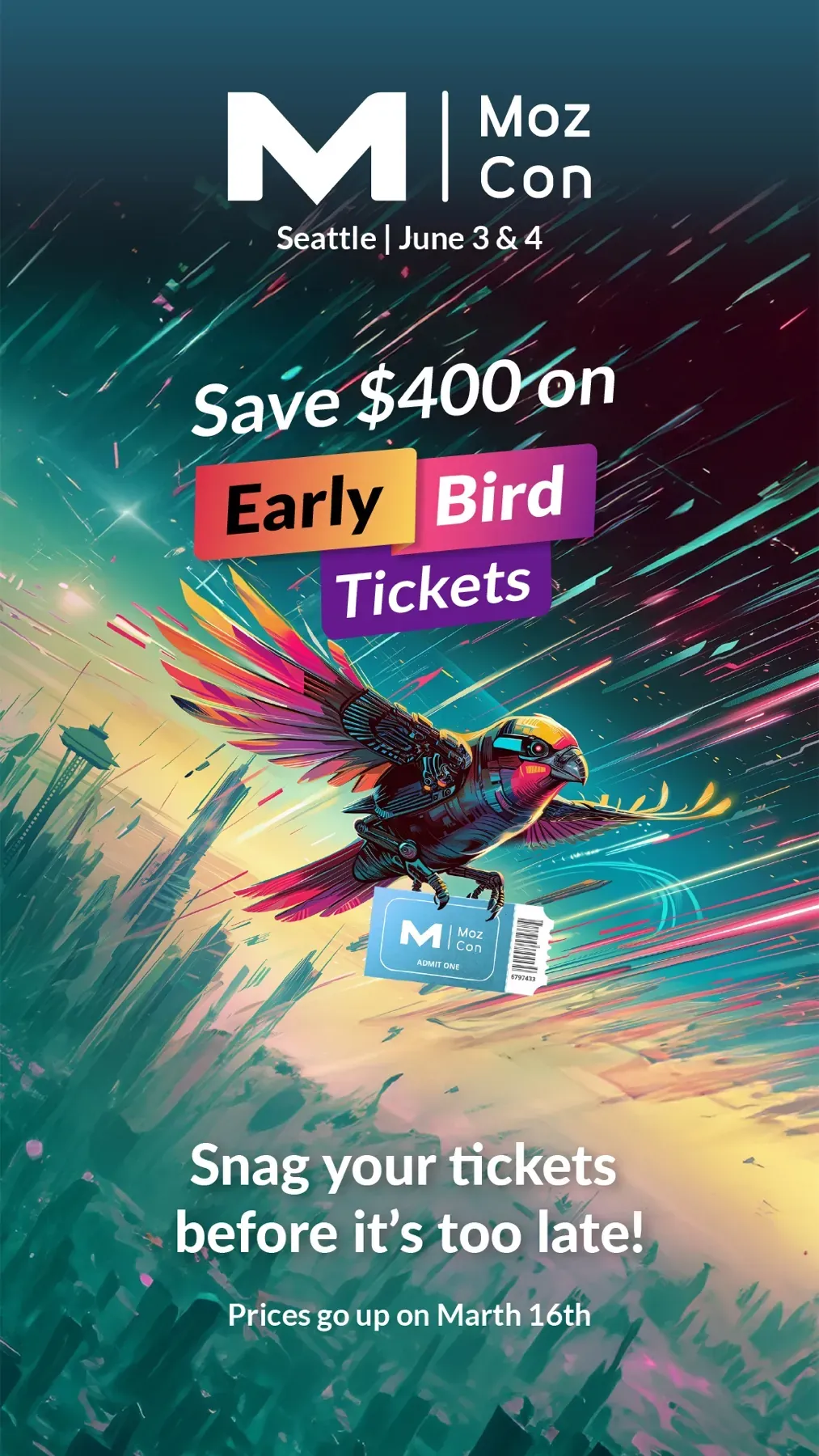 MozCon 2024 vertical story promotion
