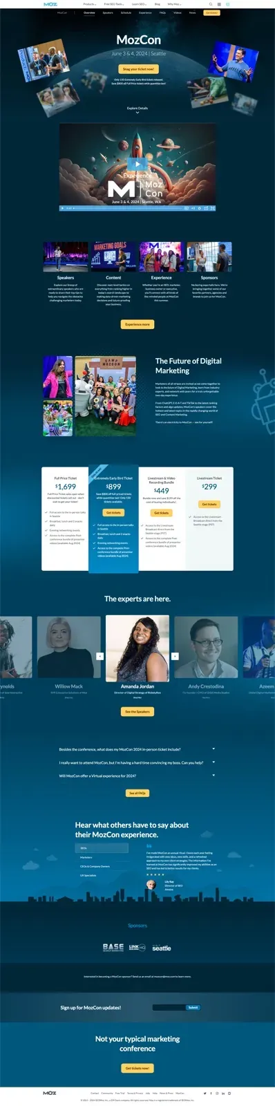 MozCon website