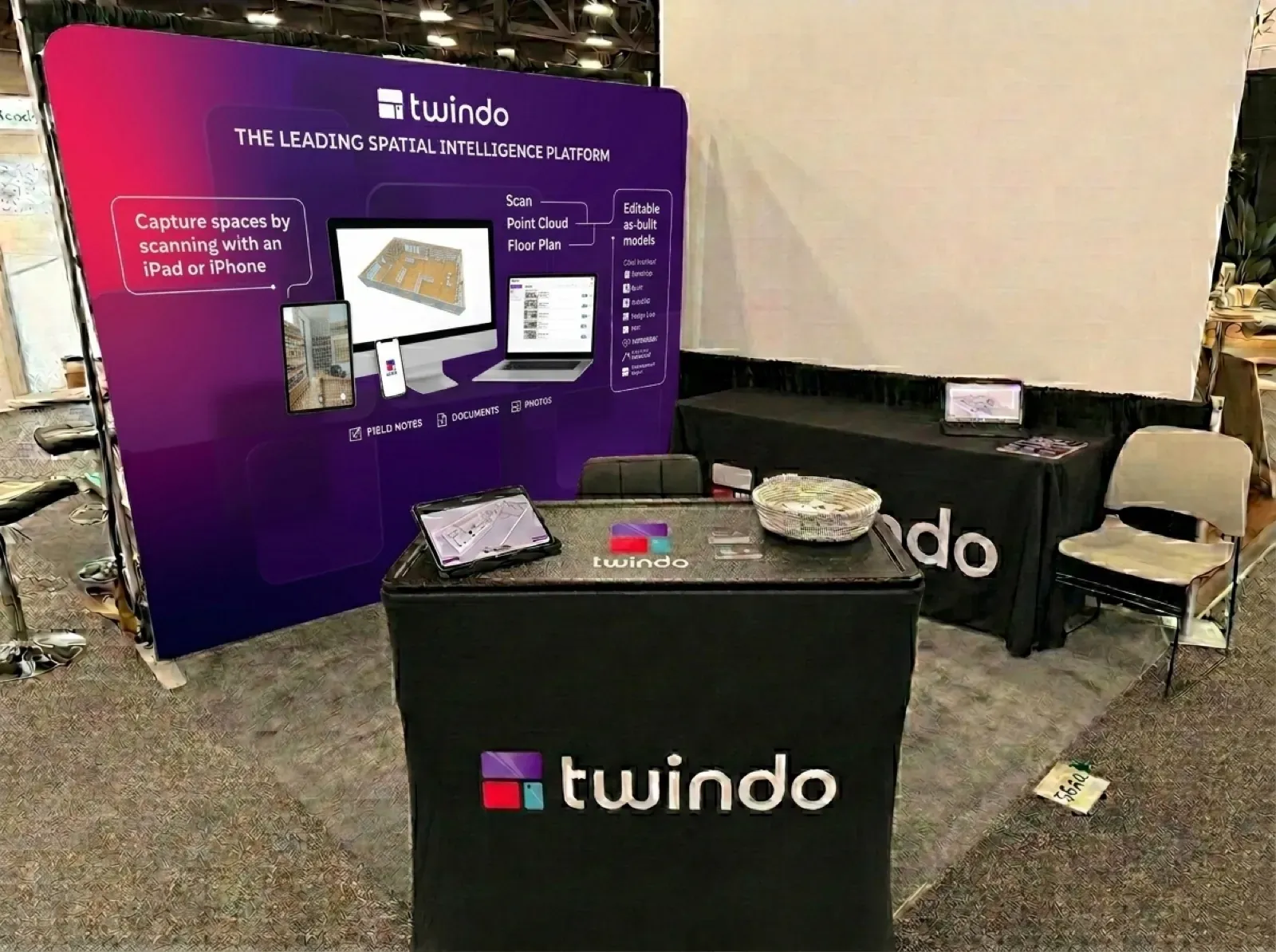 Booth mockup
