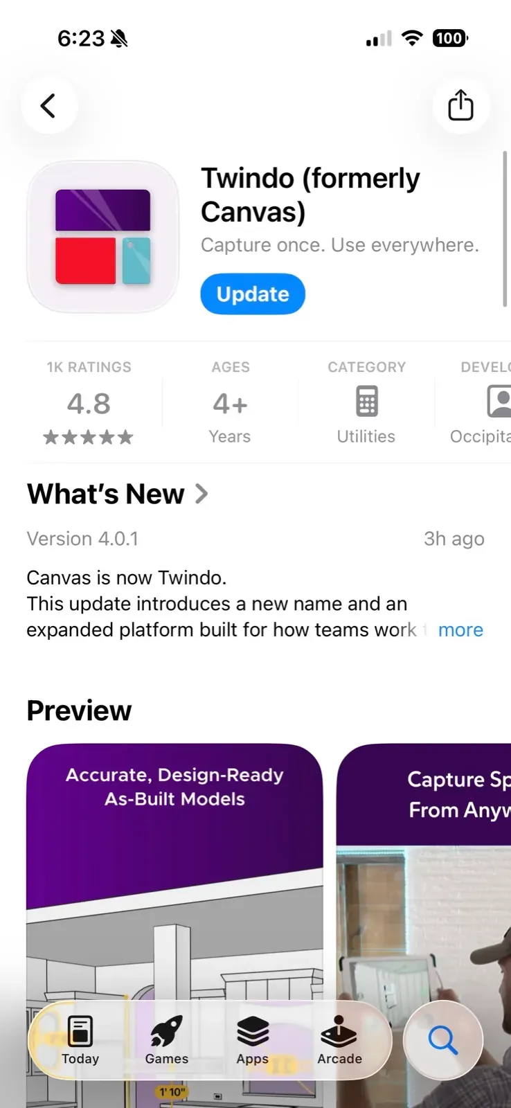 App Store presence